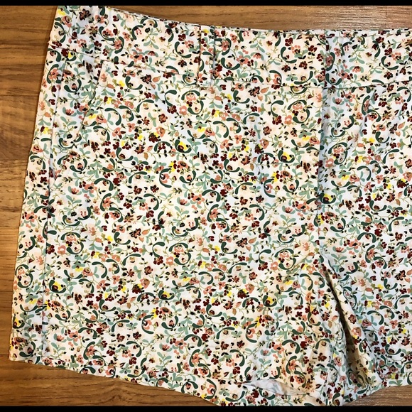 LOFT: Floral Shorts Size 12 - Picture 3 of 7